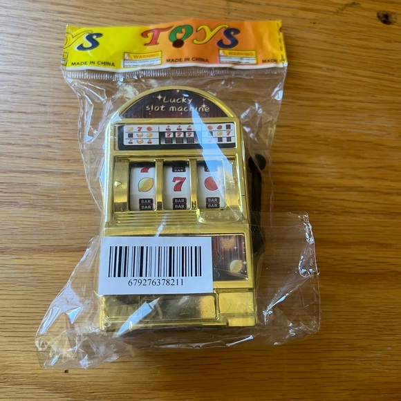 NWOT Lottery Lucky Slot Machine Toy Learning You Win Game Machine Rock - Picture 5 of 8
